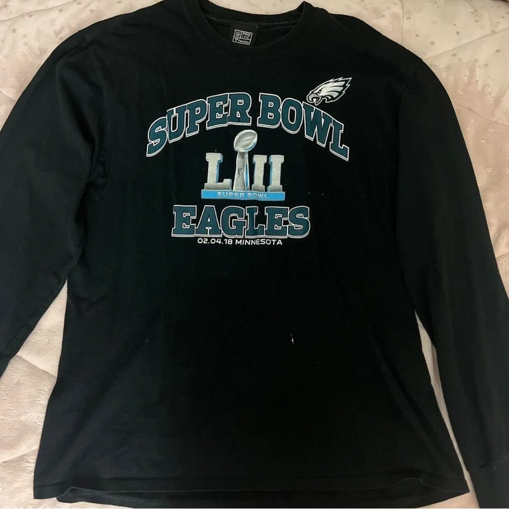 NFL SuperBowl Mens Black crewneck sweater - Picture 1 of 3